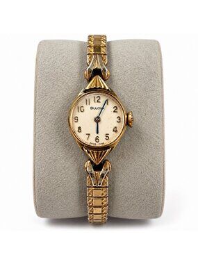 Vintage Bulova N9 Ladies Watch 17J 6CL2 Speidel Bracelet Swiss Mechanical